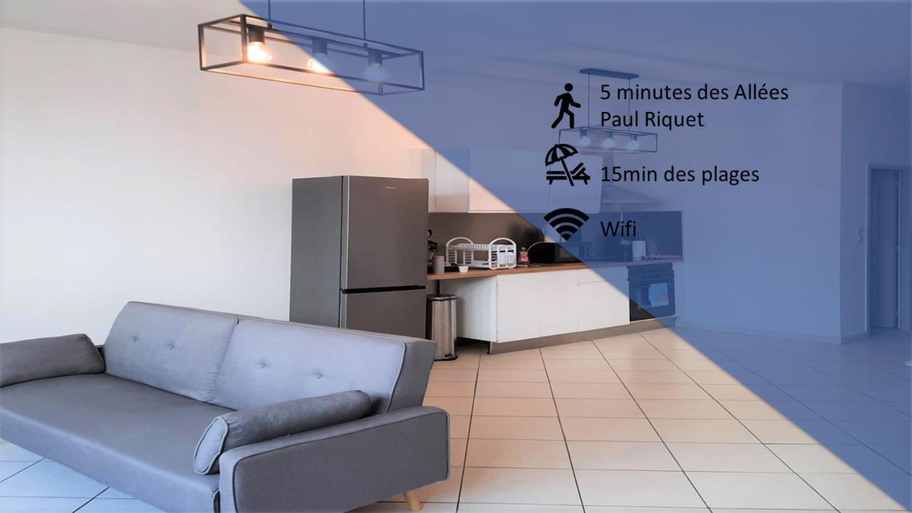 Le Albert 1Er Beziers Appartements Tout Equipes Zewnętrze zdjęcie